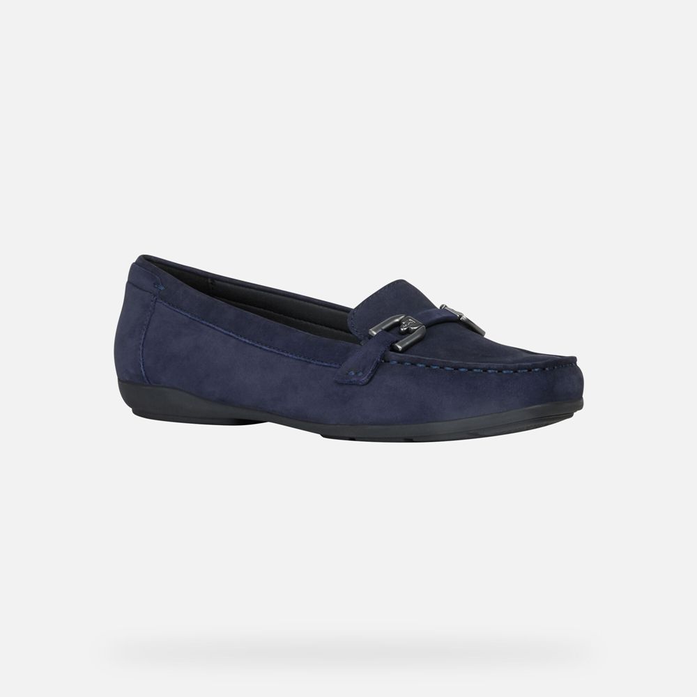 Geox Loafers Dark Blue Annytah - Geox Womens Shoes - COTGJK657